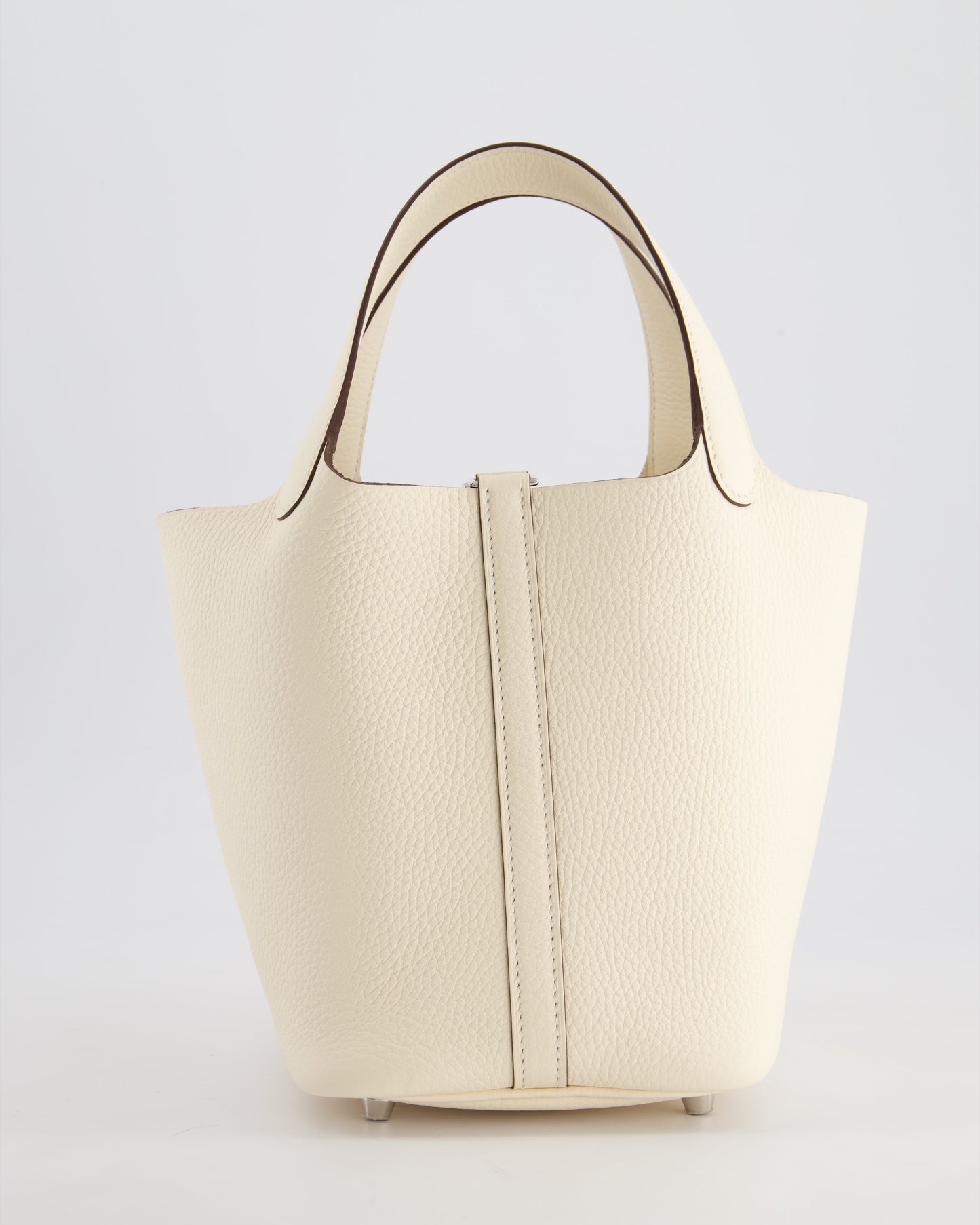 *HOT & RARE* Hermès Picotin Bag 18cm in Nata Clemence Leather with Palladium Hardware