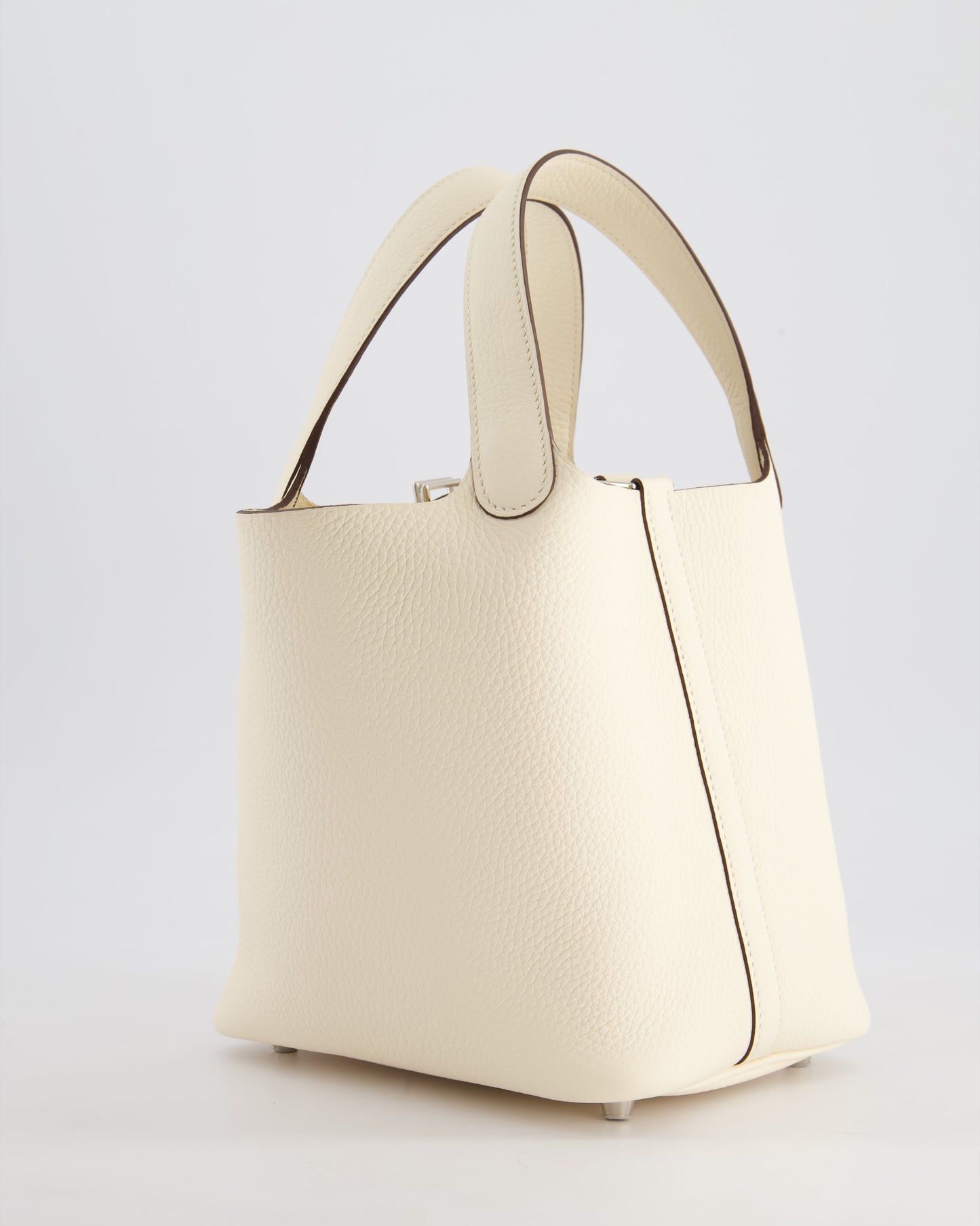 *HOT & RARE* Hermès Picotin Bag 18cm in Nata Clemence Leather with Palladium Hardware