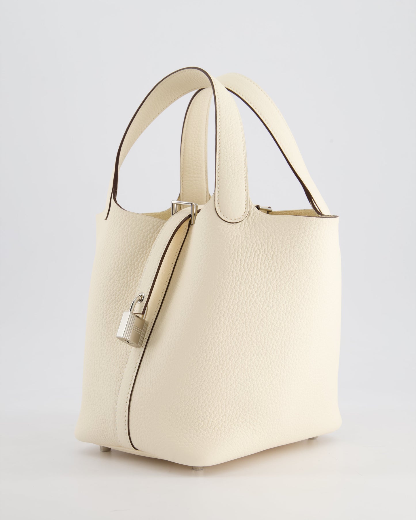 *HOT & RARE* Hermès Picotin Bag 18cm in Nata Clemence Leather with Palladium Hardware