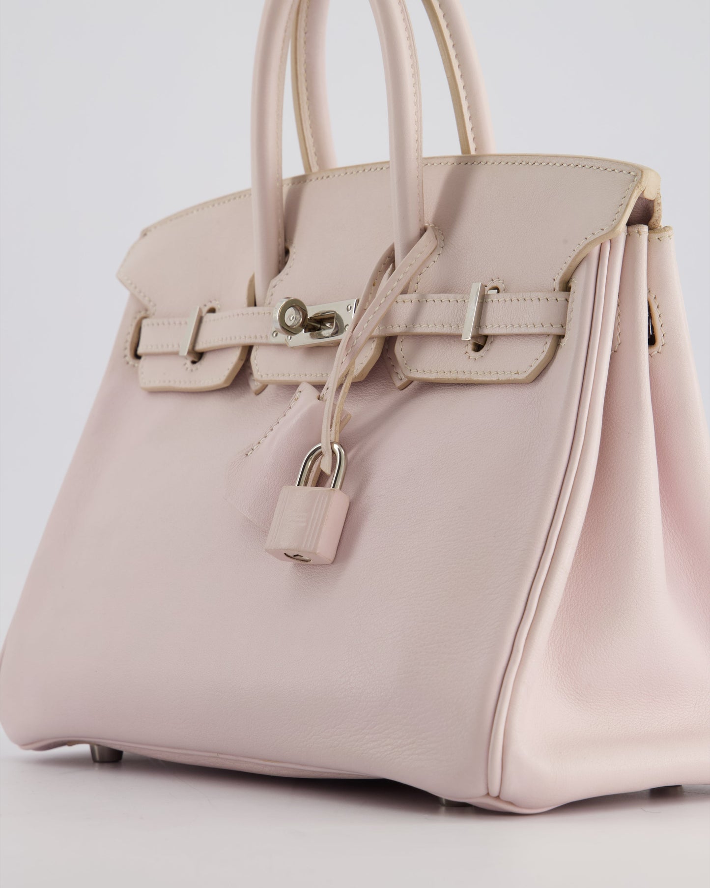 *FIRE PRICE* Hermès Birkin Retourne 25cm in Rose Dragee Swift Leather with Palladium Hardware