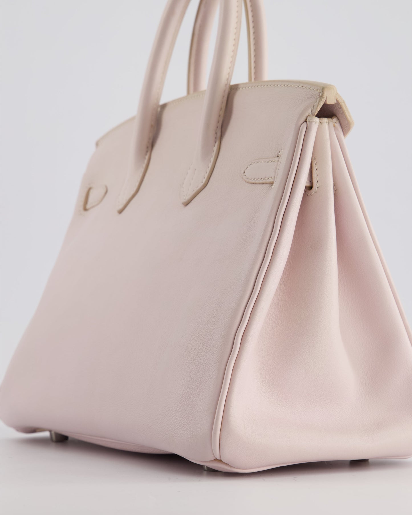 *FIRE PRICE* Hermès Birkin Retourne 25cm in Rose Dragee Swift Leather with Palladium Hardware