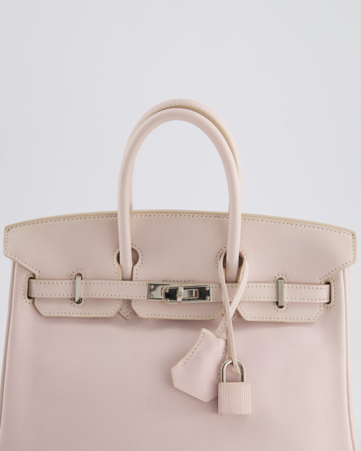 *FIRE PRICE* Hermès Birkin Retourne 25cm in Rose Dragee Swift Leather with Palladium Hardware