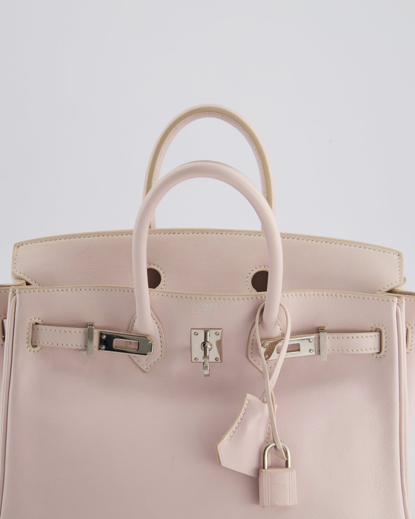 *FIRE PRICE* Hermès Birkin Retourne 25cm in Rose Dragee Swift Leather with Palladium Hardware