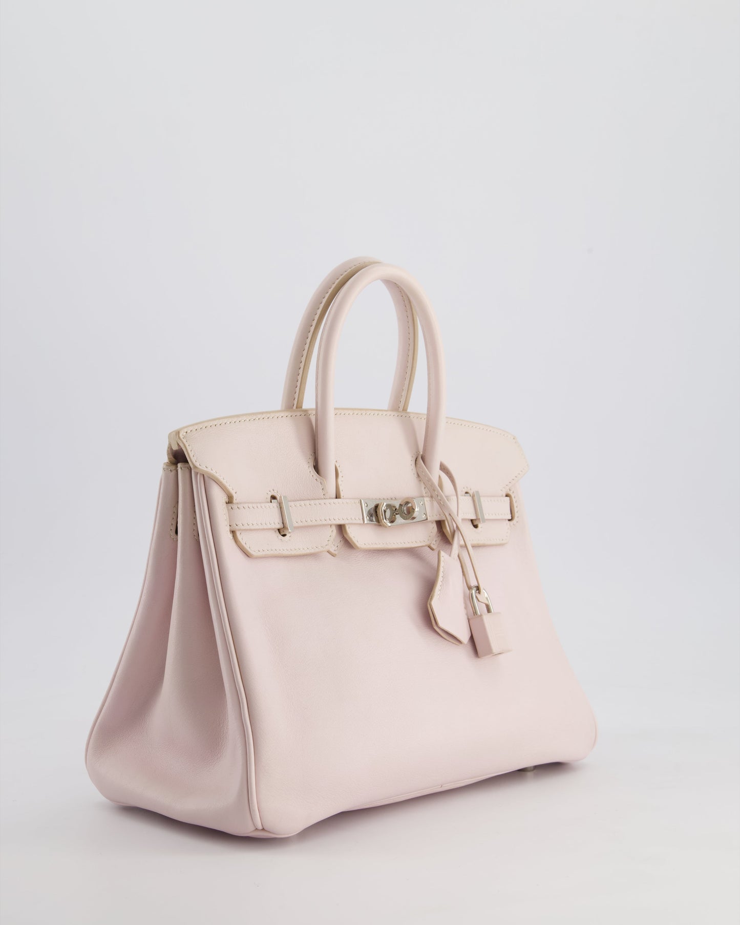 *FIRE PRICE* Hermès Birkin Retourne 25cm in Rose Dragee Swift Leather with Palladium Hardware