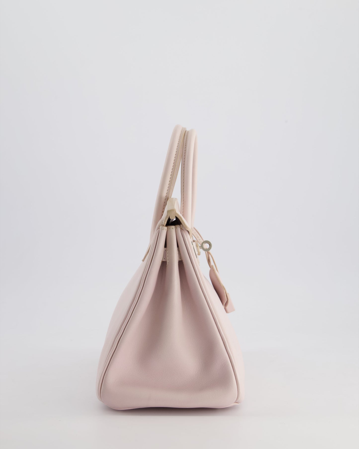 *FIRE PRICE* Hermès Birkin Retourne 25cm in Rose Dragee Swift Leather with Palladium Hardware