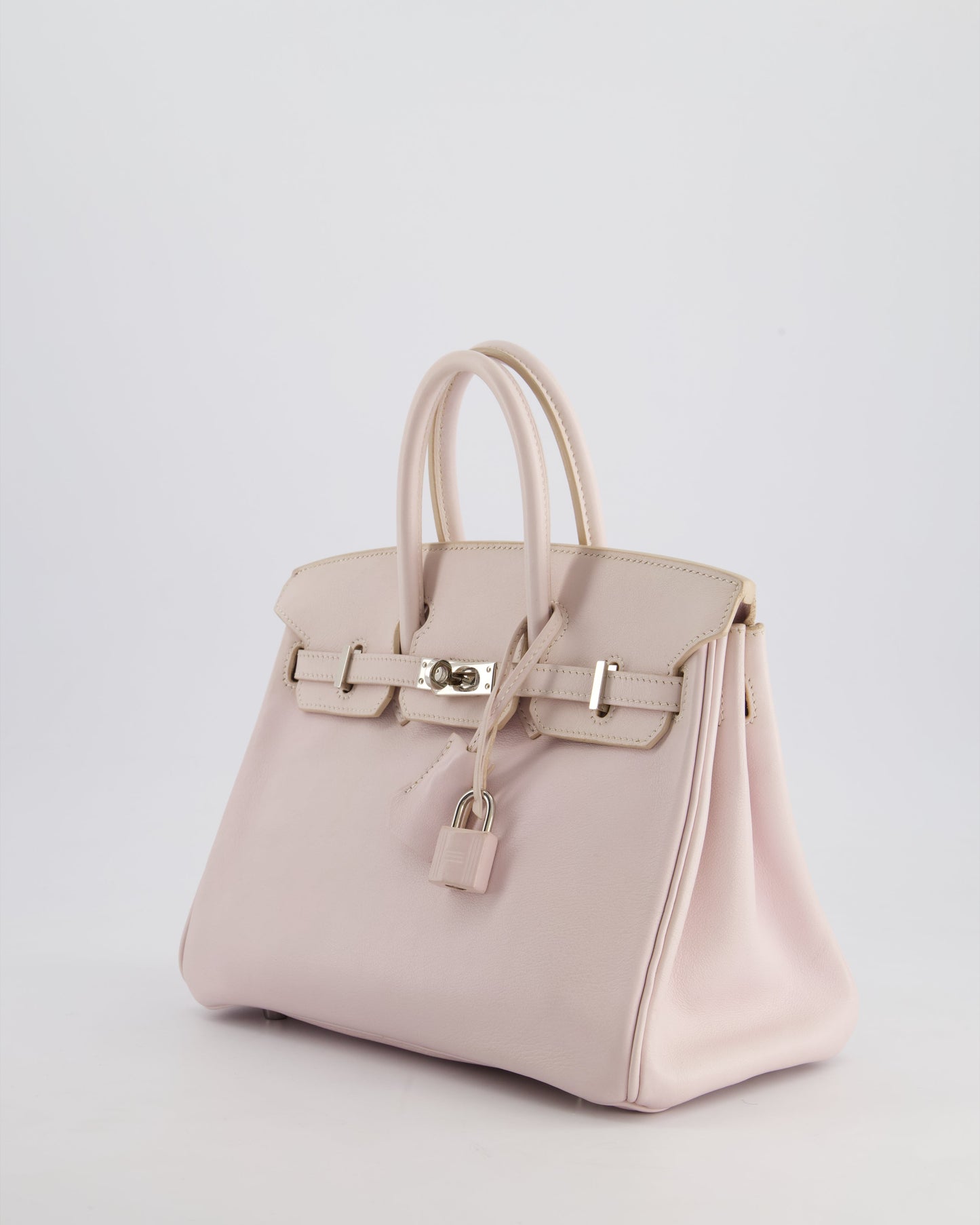 *FIRE PRICE* Hermès Birkin Retourne 25cm in Rose Dragee Swift Leather with Palladium Hardware
