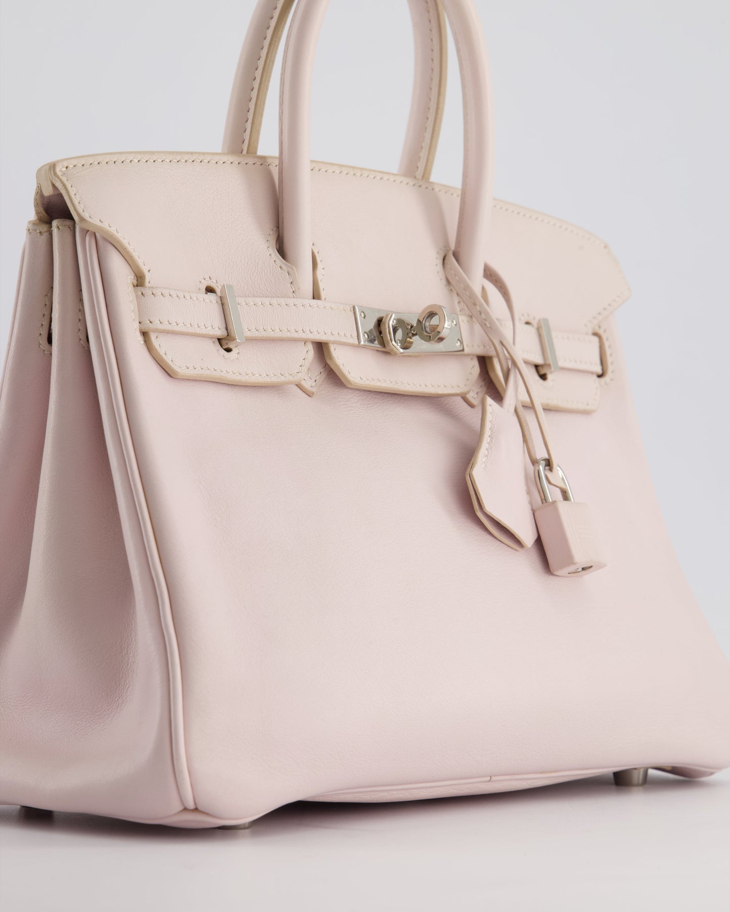 *FIRE PRICE* Hermès Birkin Retourne 25cm in Rose Dragee Swift Leather with Palladium Hardware