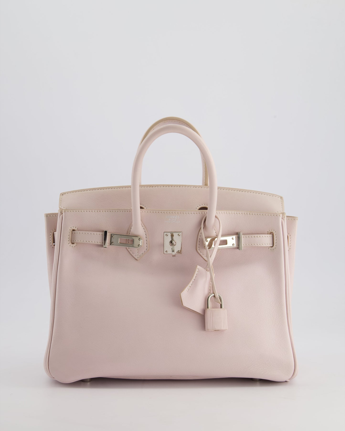 *FIRE PRICE* Hermès Birkin Retourne 25cm in Rose Dragee Swift Leather with Palladium Hardware