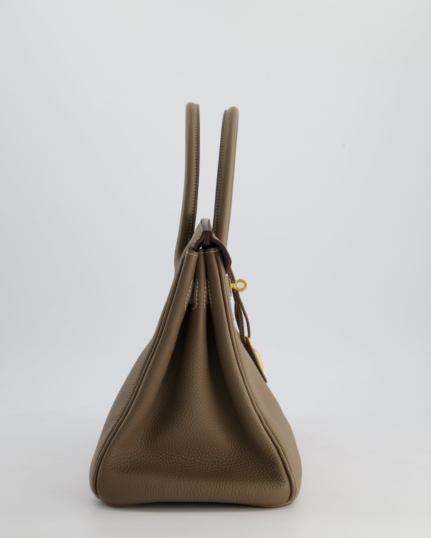 *HOT* Hermès Birkin 30cm in Etoupe Togo Leather with Gold Hardware