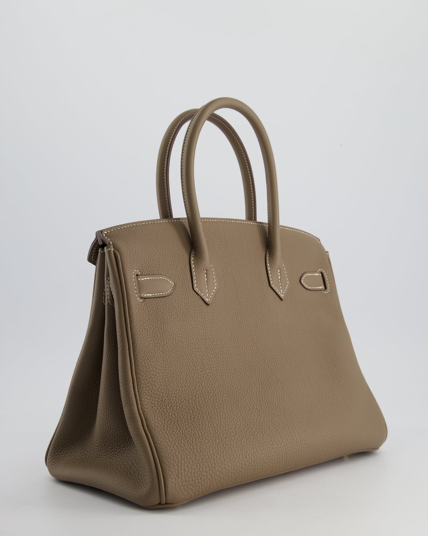 *HOT* Hermès Birkin 30cm in Etoupe Togo Leather with Gold Hardware