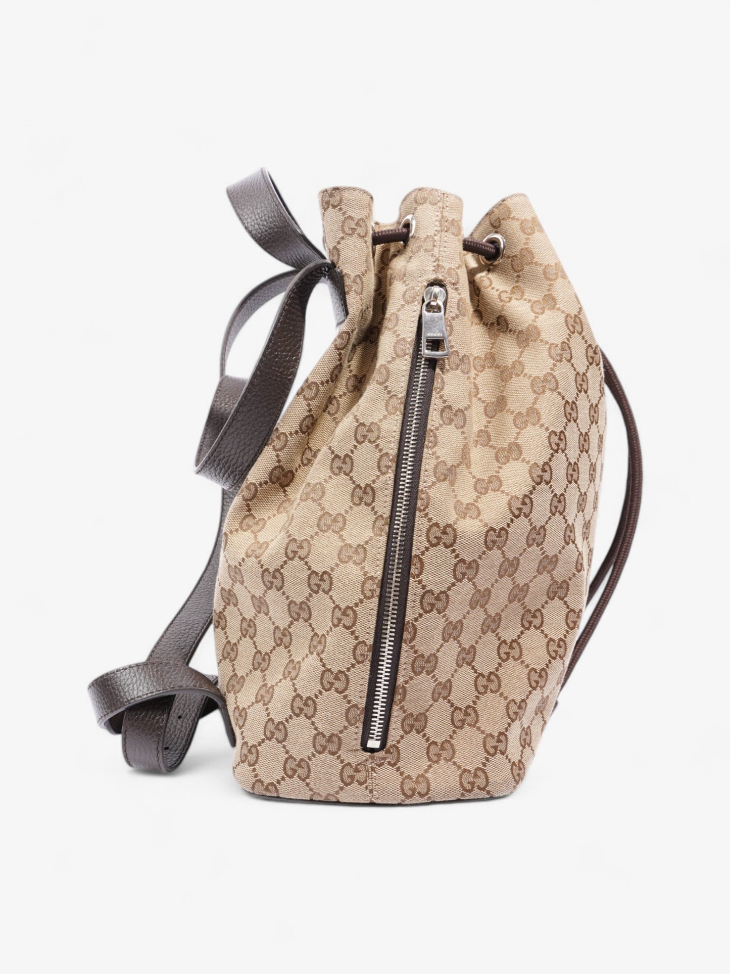 Gucci Drawstring Backpack GG Supreme Canvas