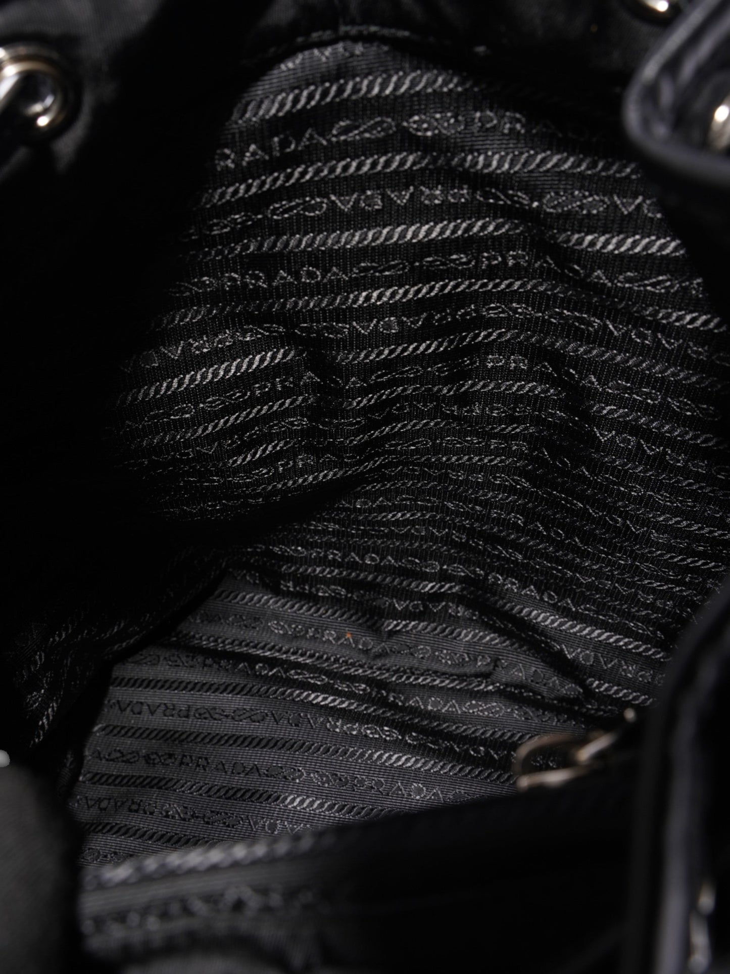 Prada Backpack Black Nylon