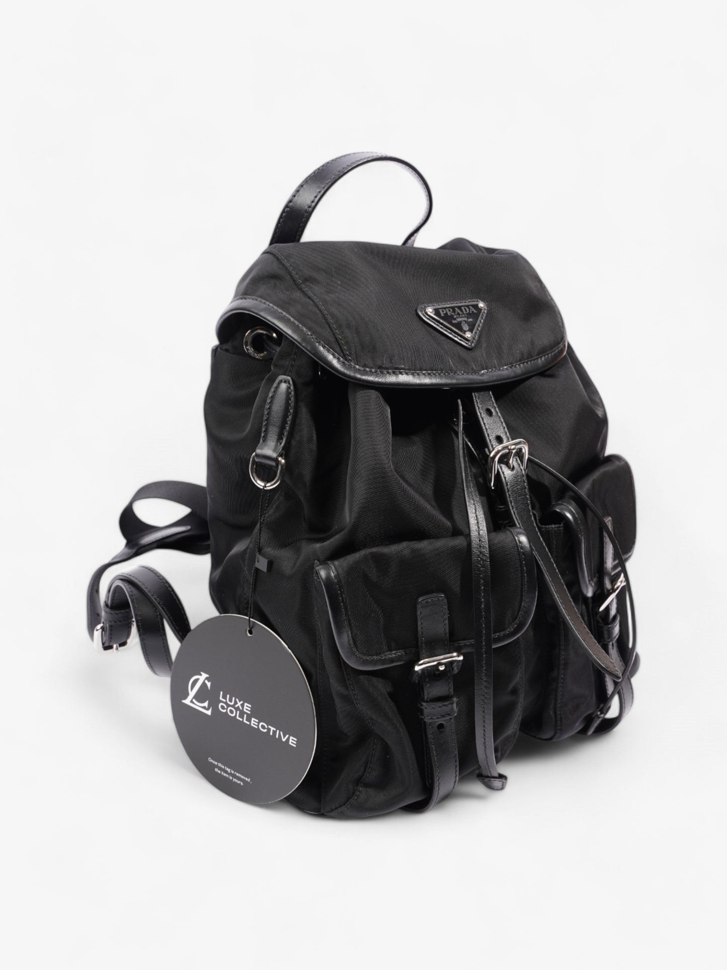 Prada Backpack Black Nylon