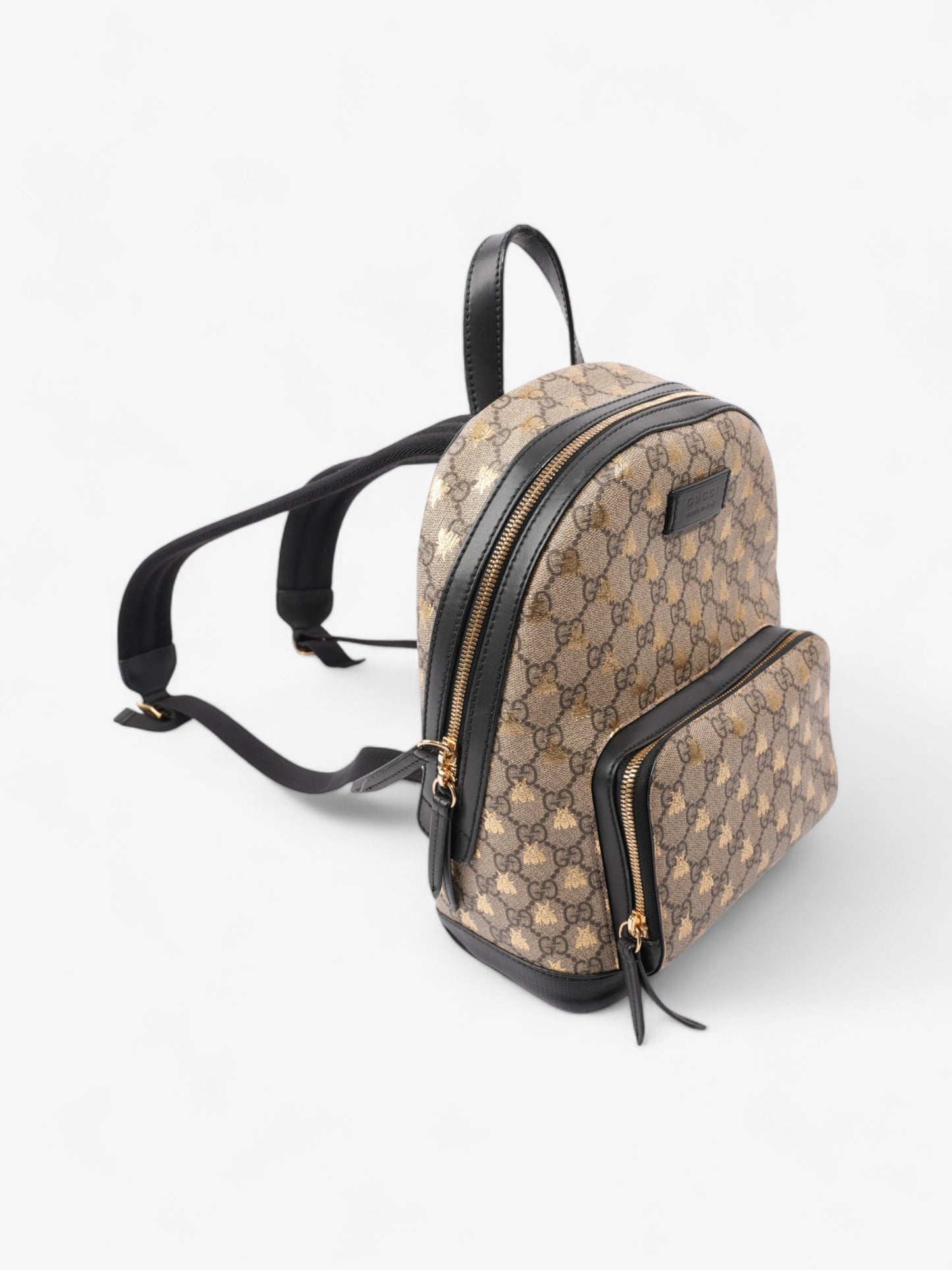 Gucci Backpack Supreme Bee Coated Canvas Small
