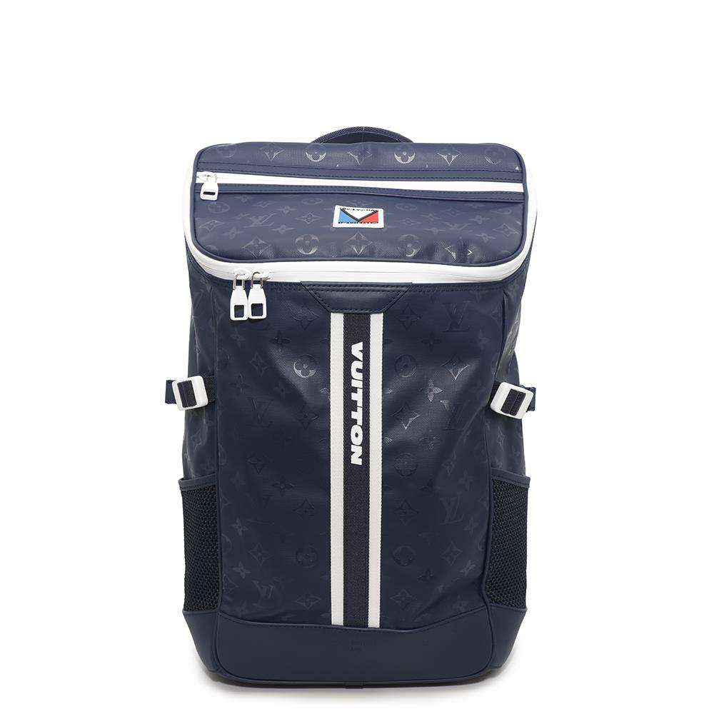 LOUIS VUITTON Mountain Backpack BlueM11682 Monogram Storm