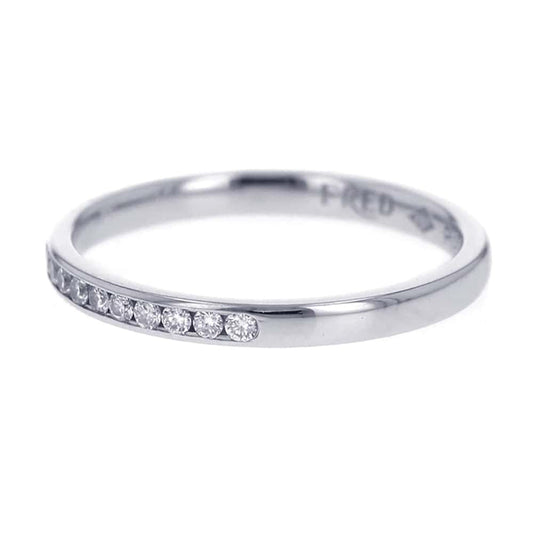 FRED Half eternity da Earring Size 47/#7 PT950