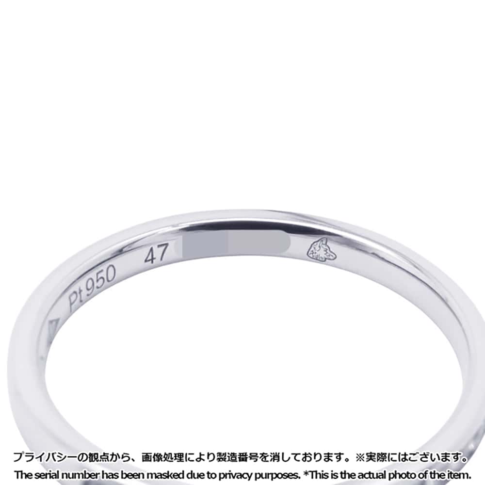 FRED Half eternity da Earring Size 47/#7 PT950