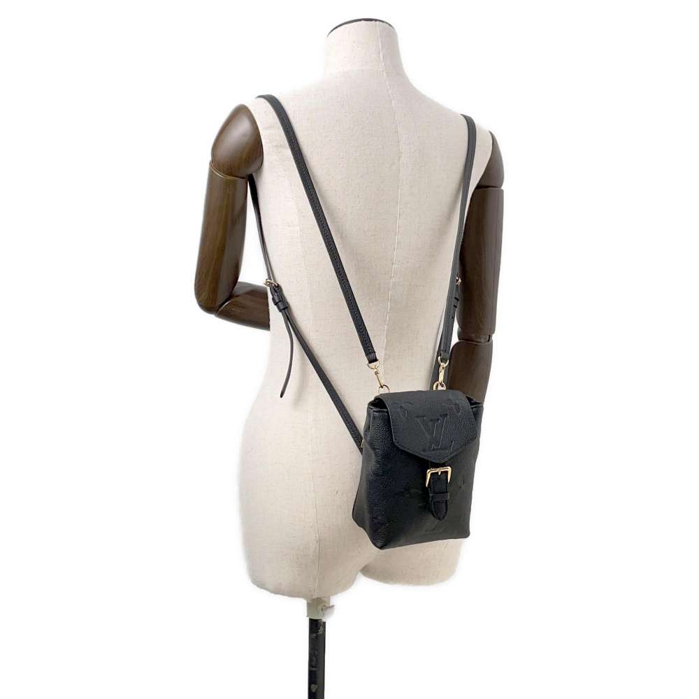 LOUIS VUITTON Tiny Backpack NoirM80596 Monogram Empreinte Leather
