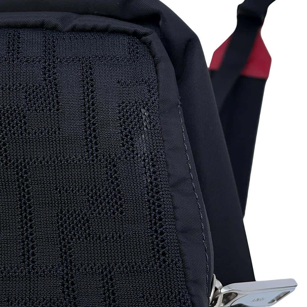 FENDI Zucca Pattern Backpack Black7VZ047 Leather Mesh