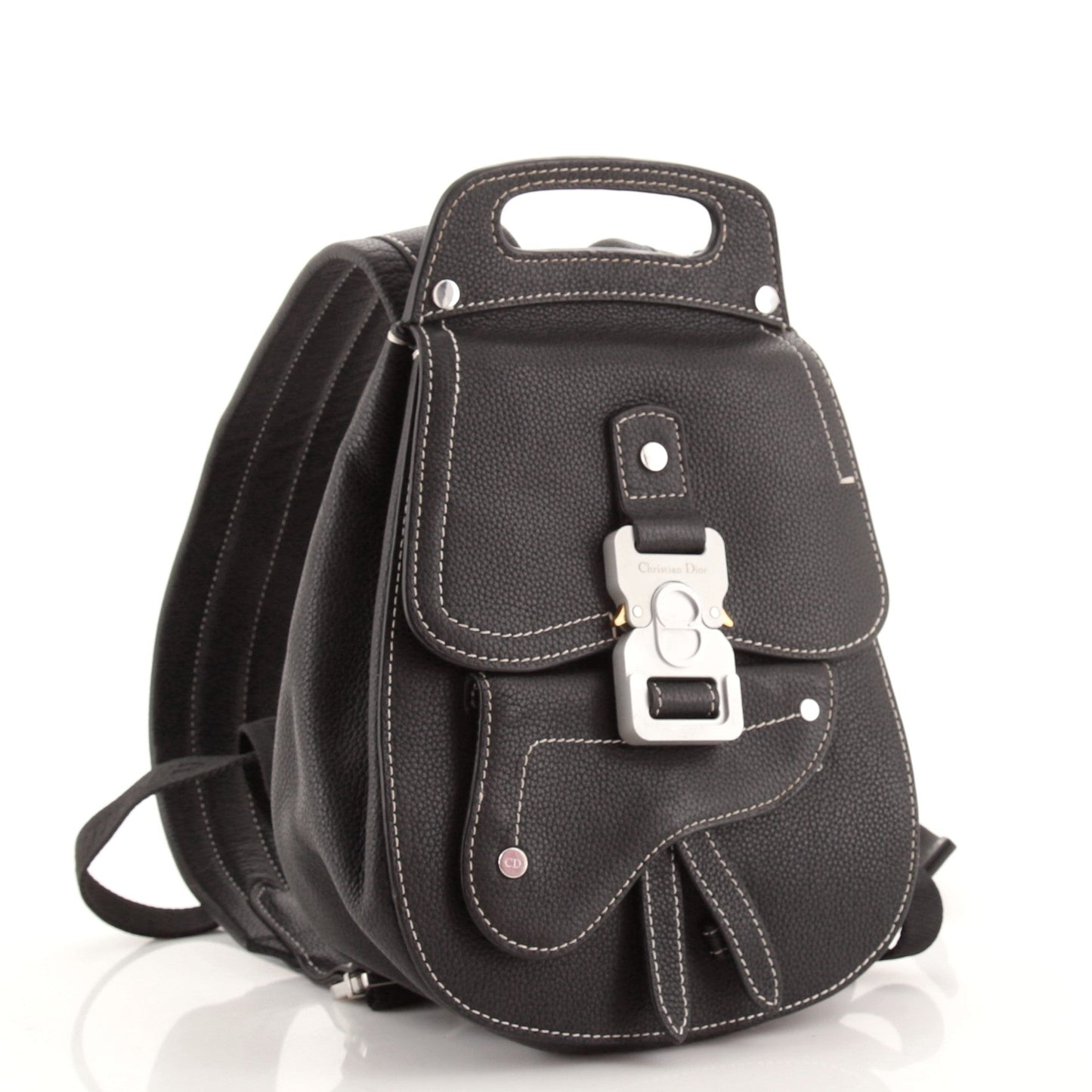 Saddle Backpack Leather Mini