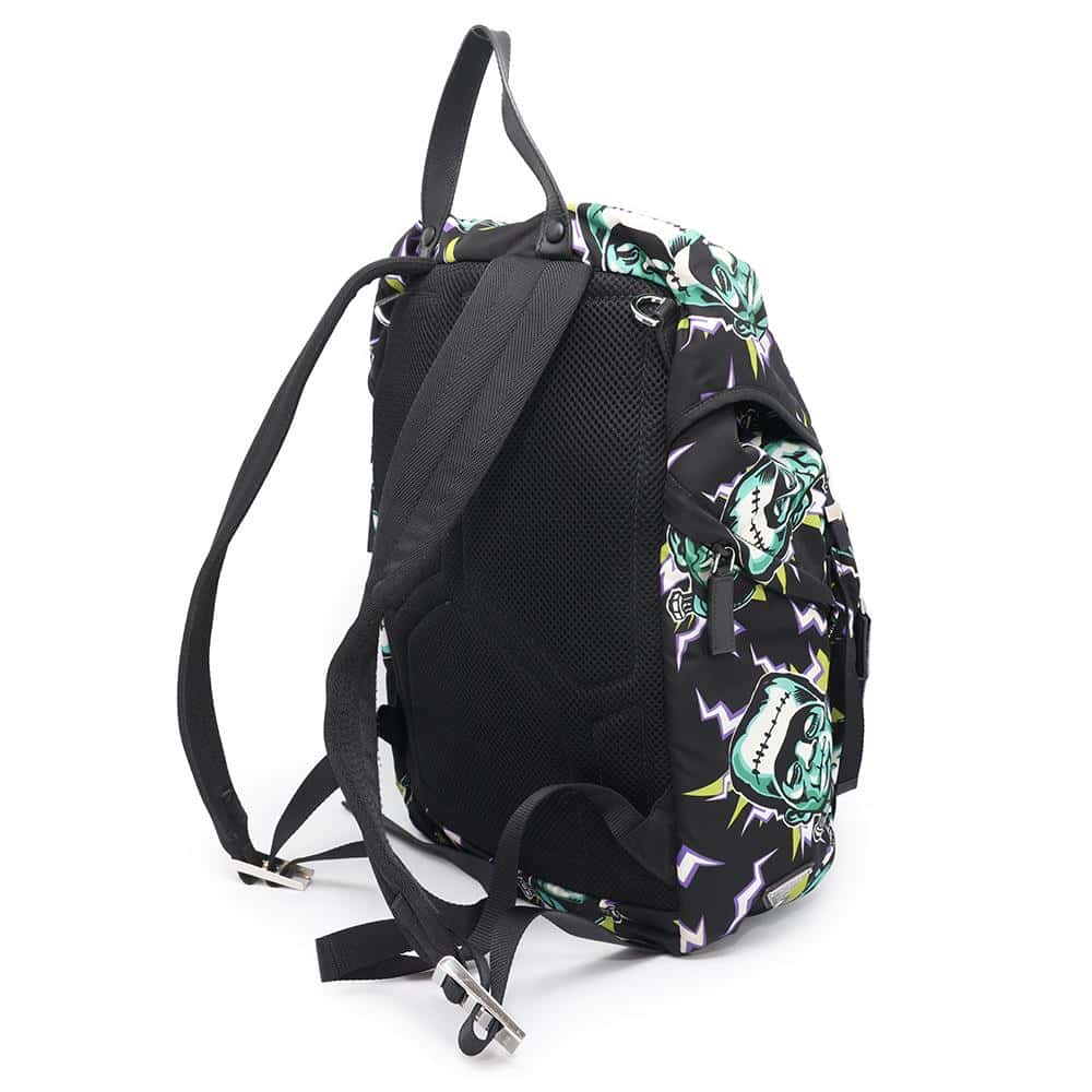 PRADA Frankenstein Backpack Black/Multicolor2VZ135 Nylon
