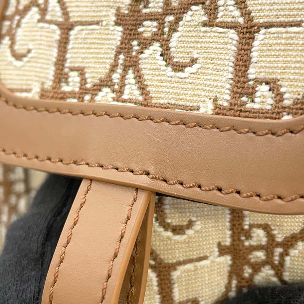 Dior Oblique Cactus Jack Travis Scott Hit The Road Backpack Beige/Brown1ESBA163JOD Jacquard Leather
