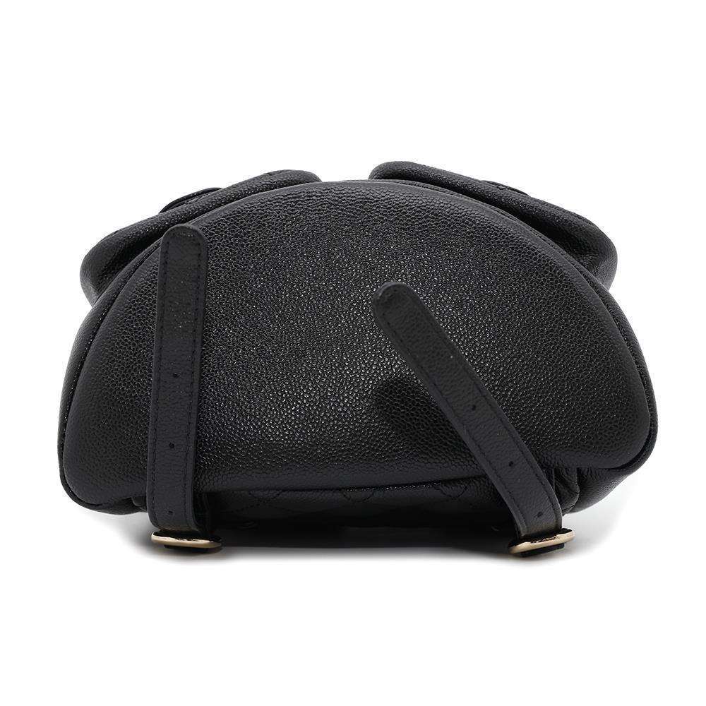 CHANEL Matelasse CC Logo Backpack BlackAS3787 Caviar Leather Size Small