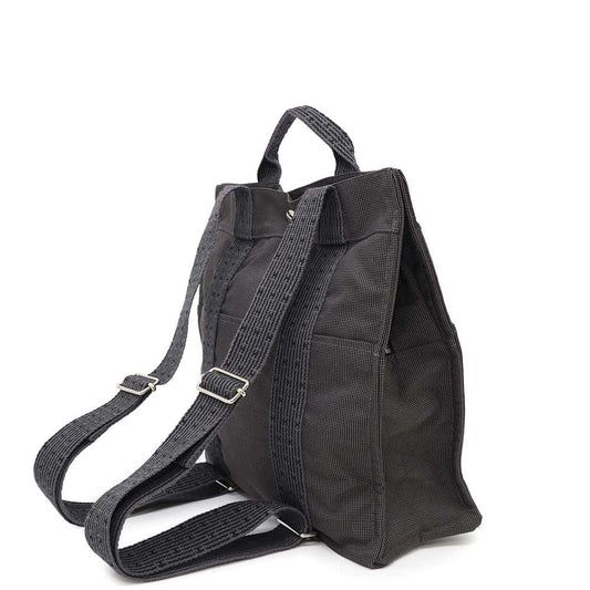 HERMES Her Line Ad Backpack Gray Canvas Size MM