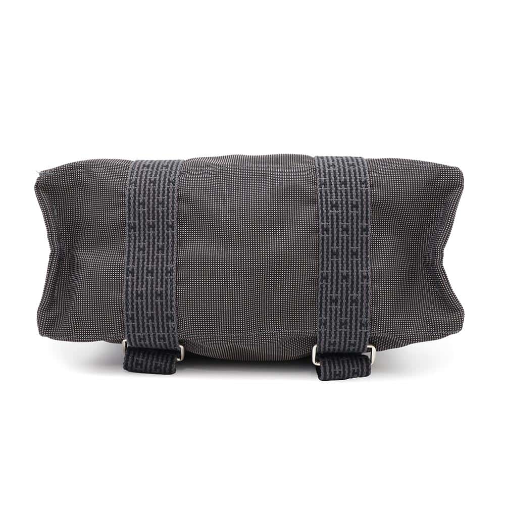 HERMES Her Line Ad Backpack Gray Canvas Size MM