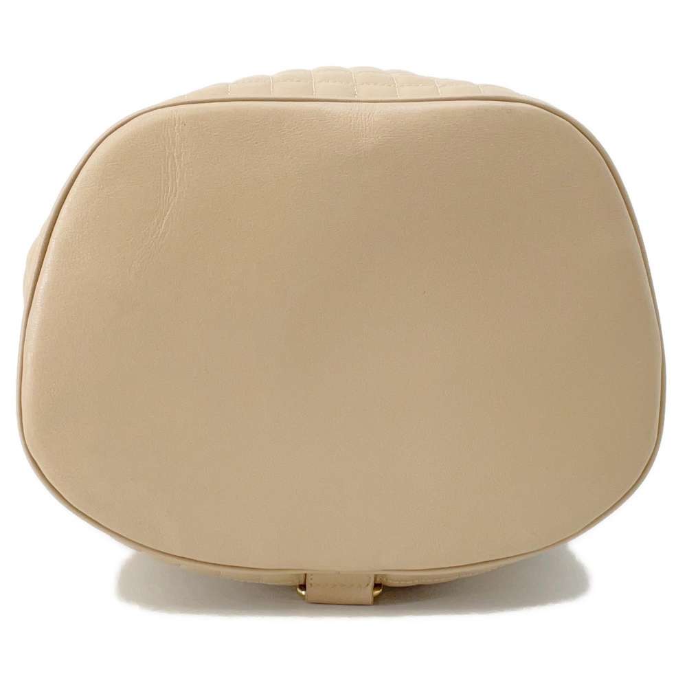 CELINE CBag Charm Backpack Beige188373 Leather Size Small