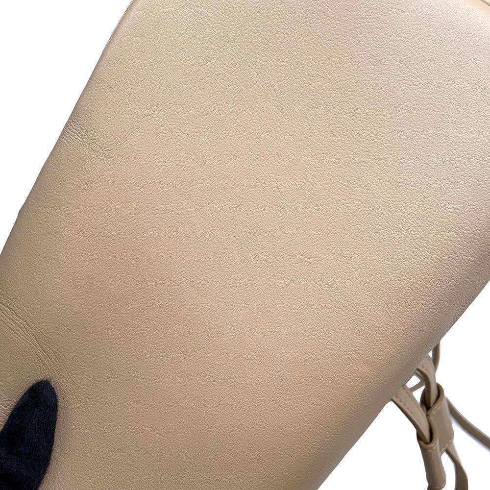 CELINE CBag Charm Backpack Beige188373 Leather Size Small