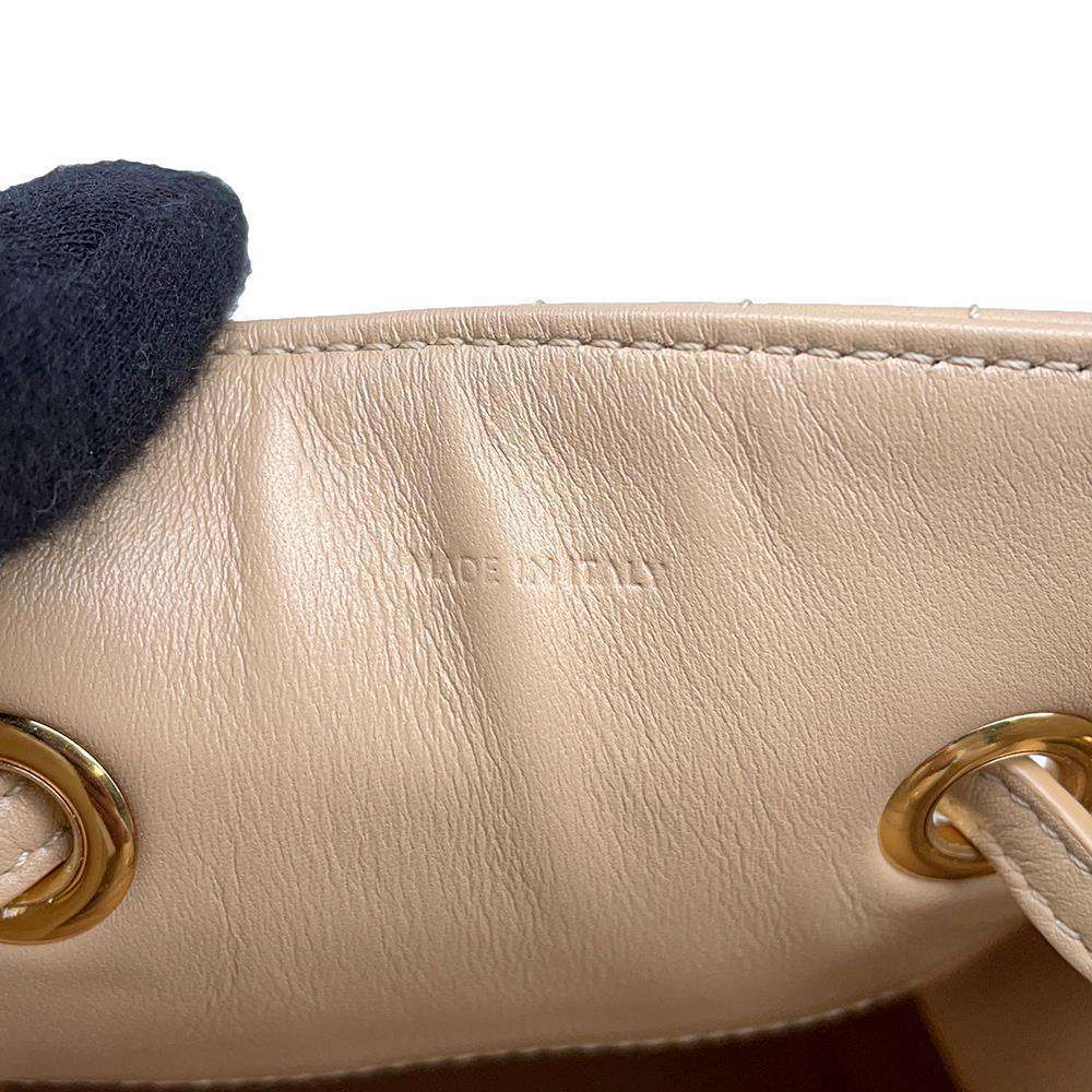 CELINE CBag Charm Backpack Beige188373 Leather Size Small