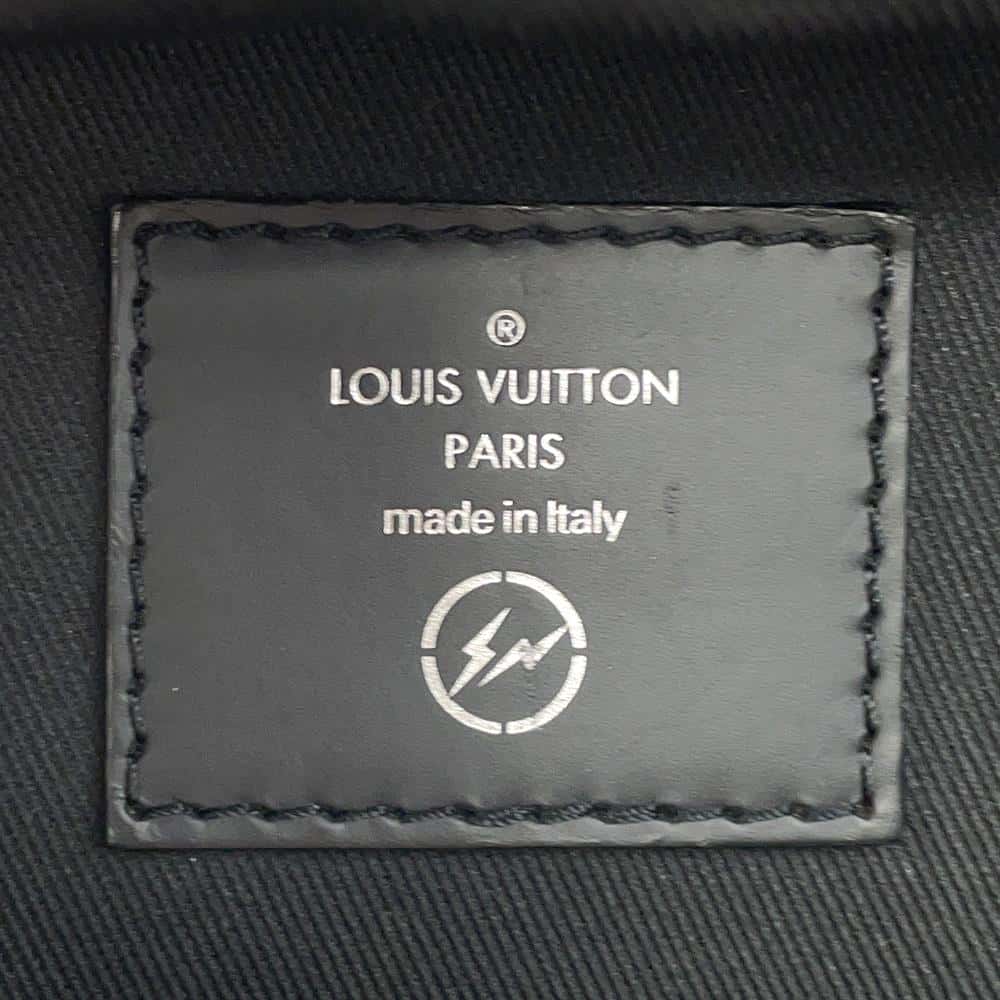 LOUIS VUITTON Backpack Fragment NoirM43409 Monogram Eclipse Flash Fragment Hiroshi Fujiwara