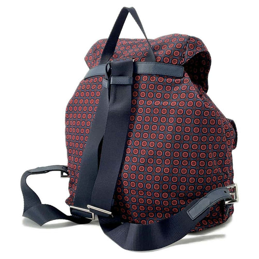 PRADA Backpack Navy/Red1BZ811 Nylon