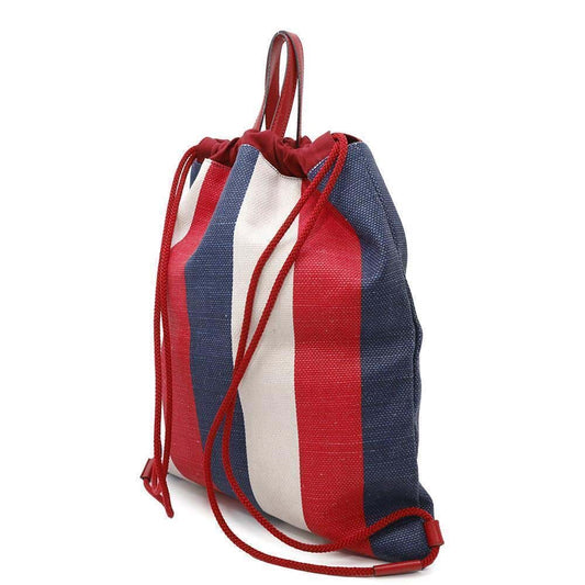 GUCCI Drawstring Backpack Red/Blue/White473872 Canvas