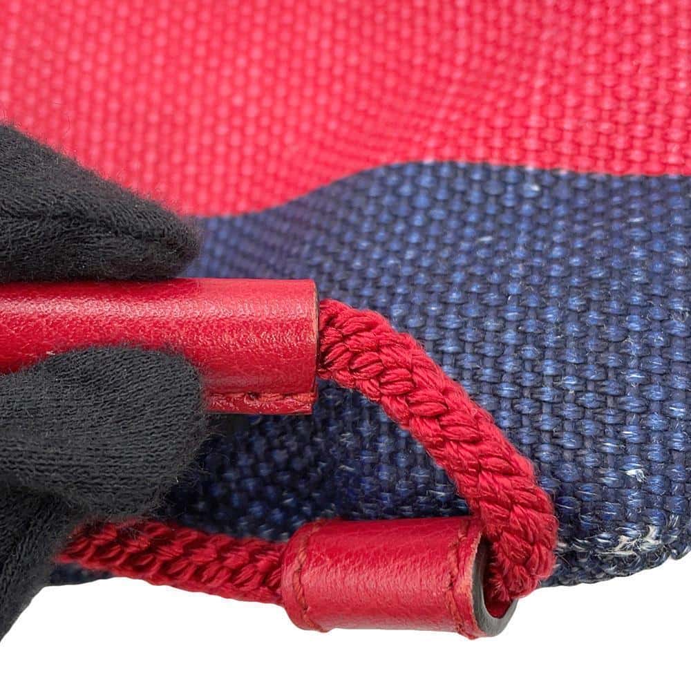 GUCCI Drawstring Backpack Red/Blue/White473872 Canvas