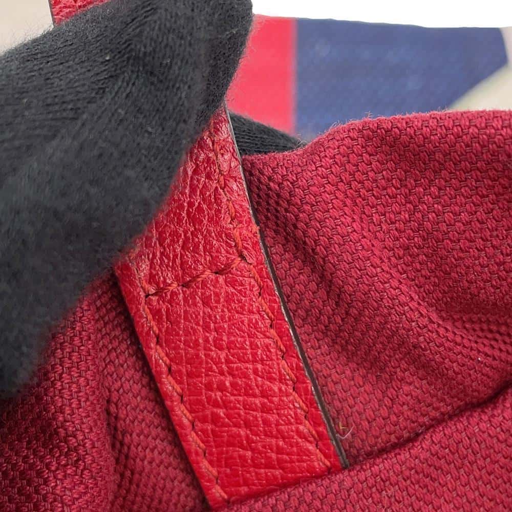 GUCCI Drawstring Backpack Red/Blue/White473872 Canvas