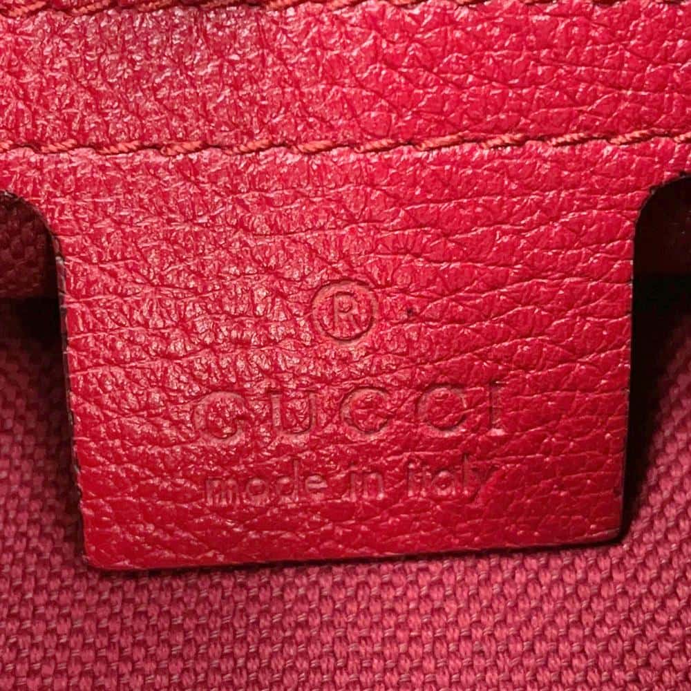 GUCCI Drawstring Backpack Red/Blue/White473872 Canvas