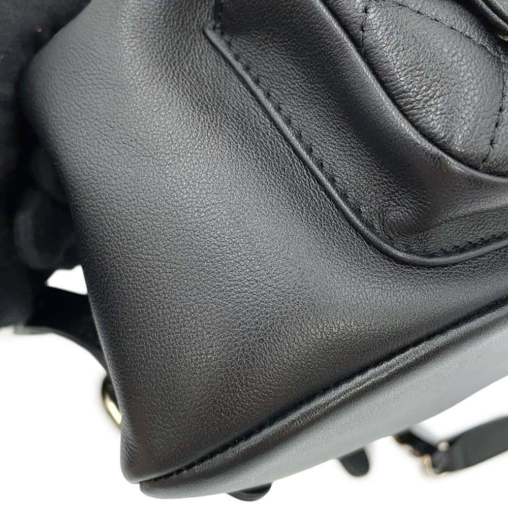 CHANEL Matelasse Backpack ChainShoulder BlackAS3787 Lambskin Size Small