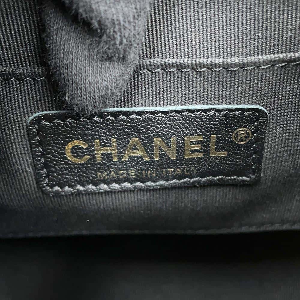CHANEL Matelasse Backpack ChainShoulder BlackAS3787 Lambskin Size Small