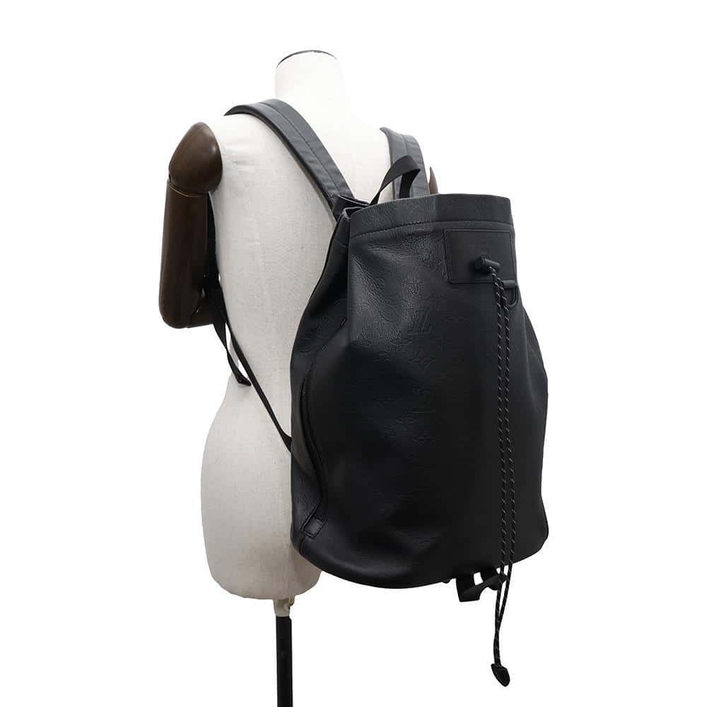 LOUIS VUITTON Chalk・Backpack Noir/OrangeM44614 Monogram Shadow