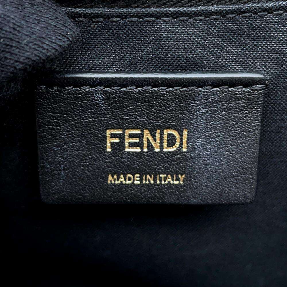 FENDI Zucca Backpack Brown8BZ038 Leather