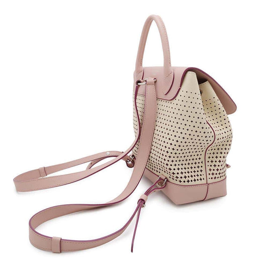 LOUIS VUITTON Lockme Backpack Pink/IvoryM54577 Calf Leather