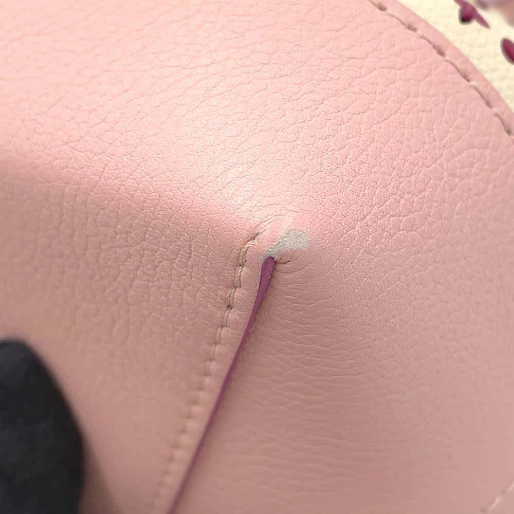 LOUIS VUITTON Lockme Backpack Pink/IvoryM54577 Calf Leather