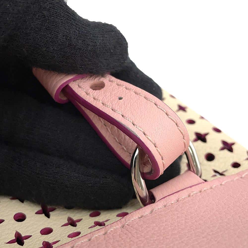 LOUIS VUITTON Lockme Backpack Pink/IvoryM54577 Calf Leather