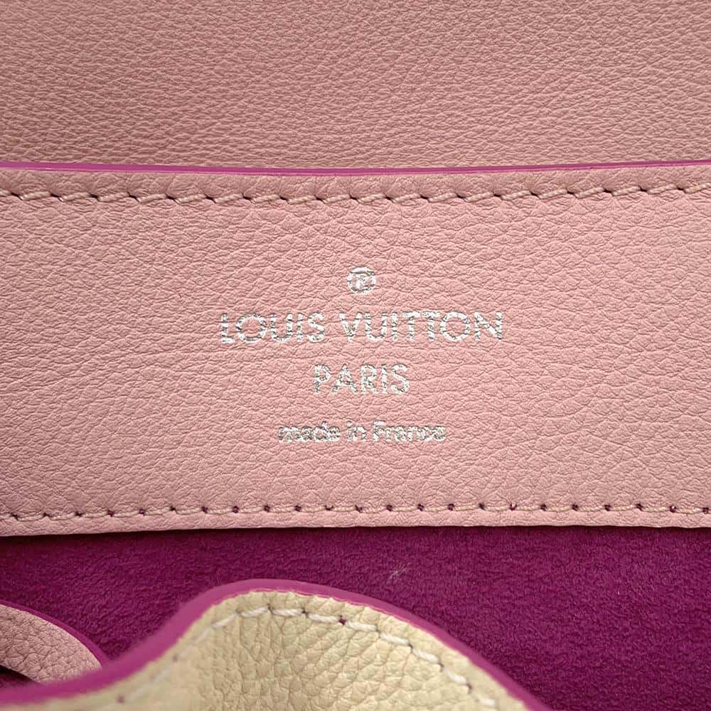 LOUIS VUITTON Lockme Backpack Pink/IvoryM54577 Calf Leather