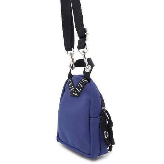 Valentino Garavani Mini Backpack-style Shoulder Bag Blue2Y2B0A11YHS Nylon