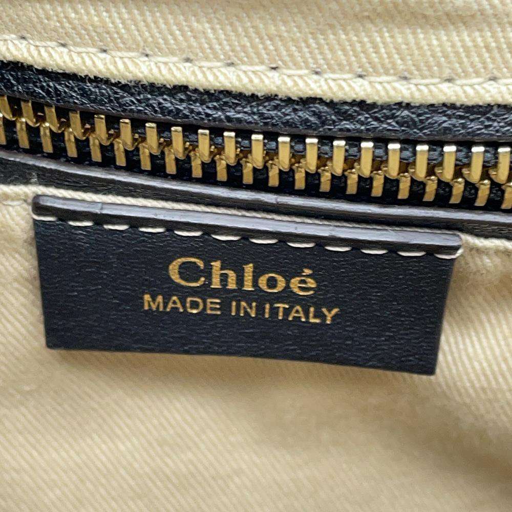 Chloe Faye Backpack Black3S1192-HEU Leather suede Size Small
