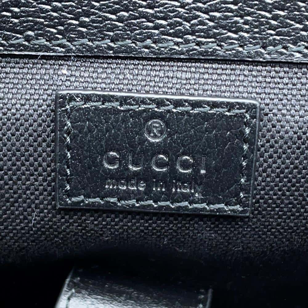 GUCCI Jumbo GG Backpack Black678829 Canvas Leather