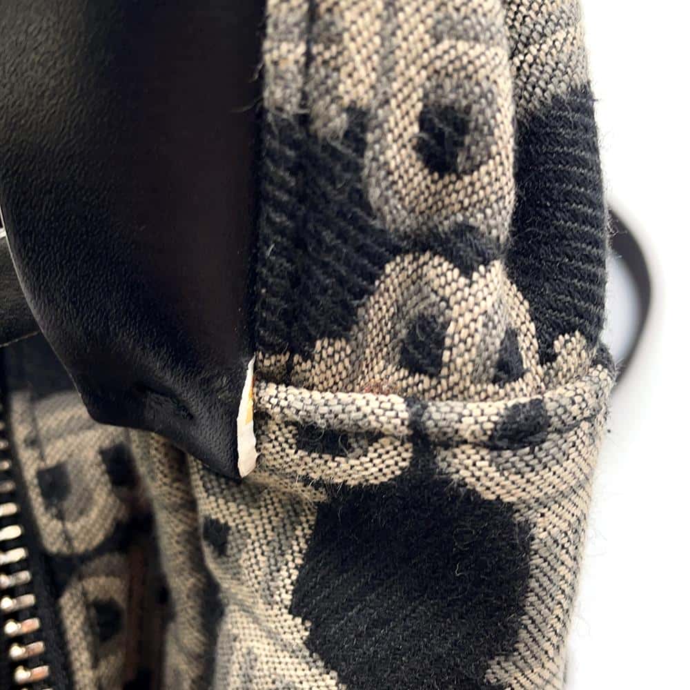 Balmain Backpack Brown Canvas